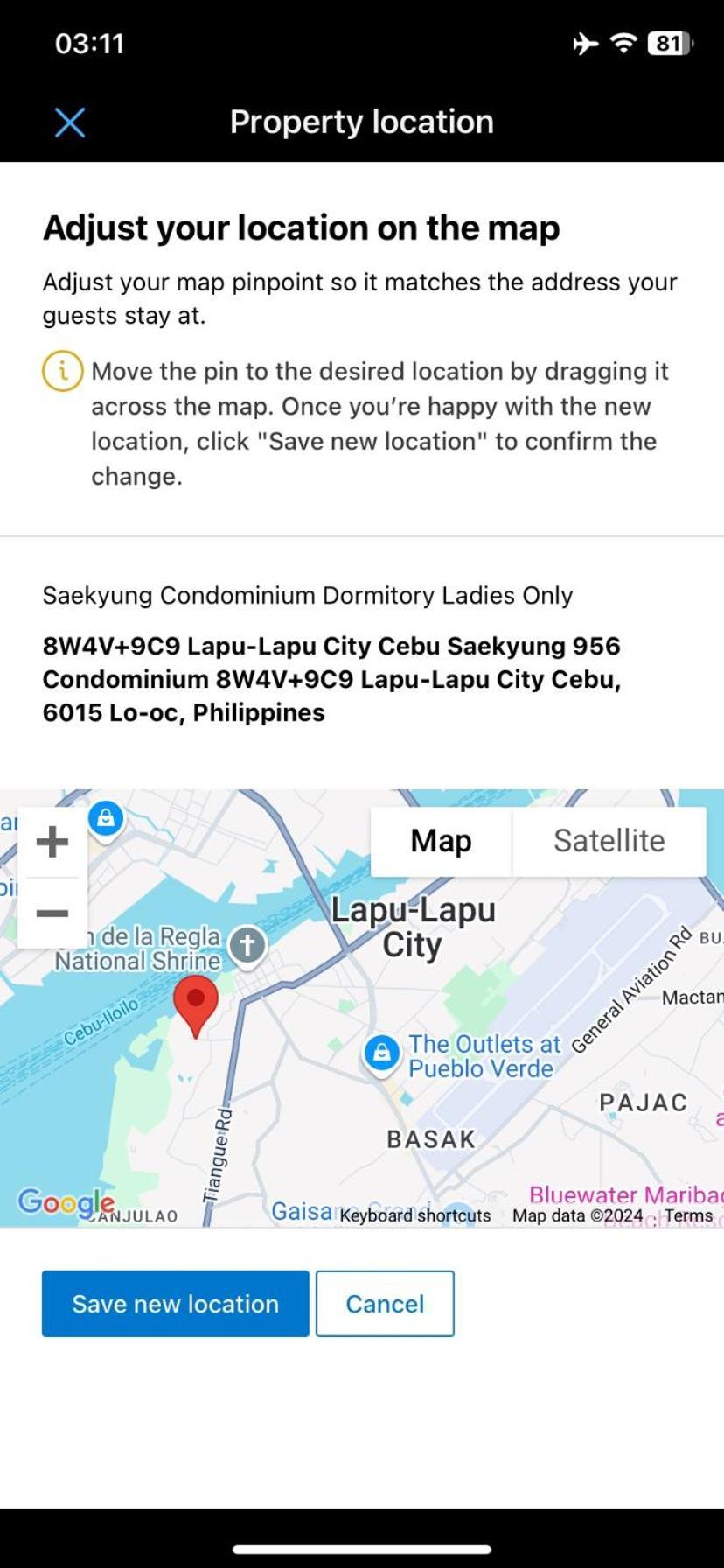 Saekyung Condominium Dormitory Ladies Only Lapu-Lapu City Buitenkant foto